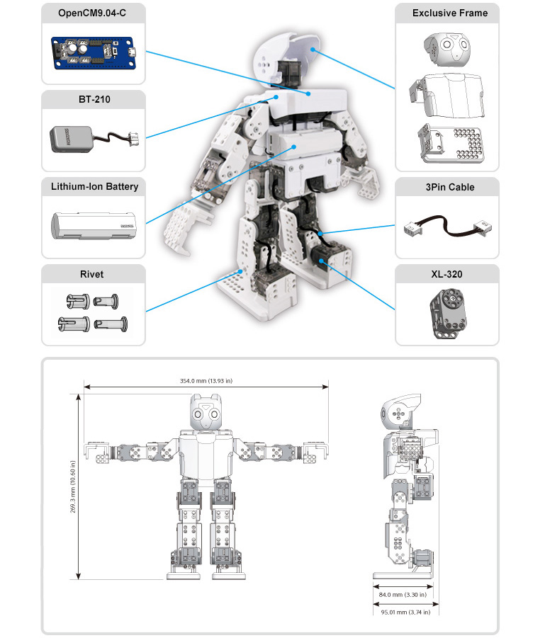 Robotis Mini Specs